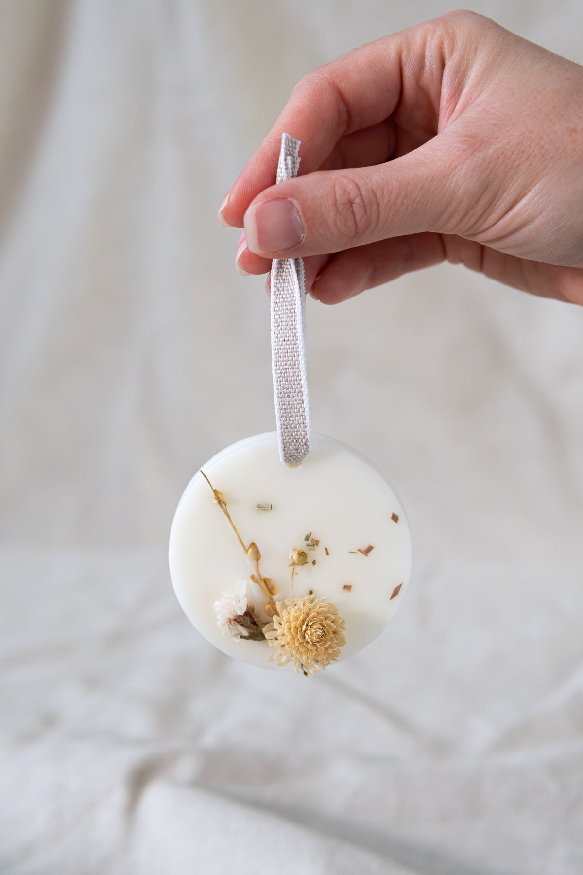 Suspension fleurie - Fleur de coton